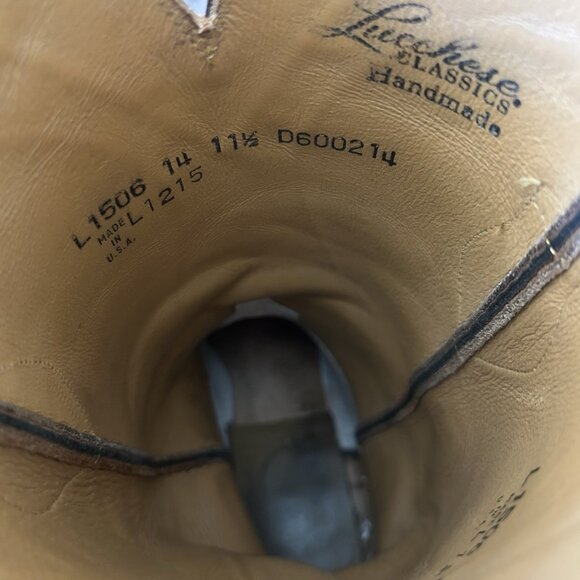 Lucchese Handmade Classics L1506 French Toe Western Cowboy Boots Mens 11.5 D - Picture 7 of 12